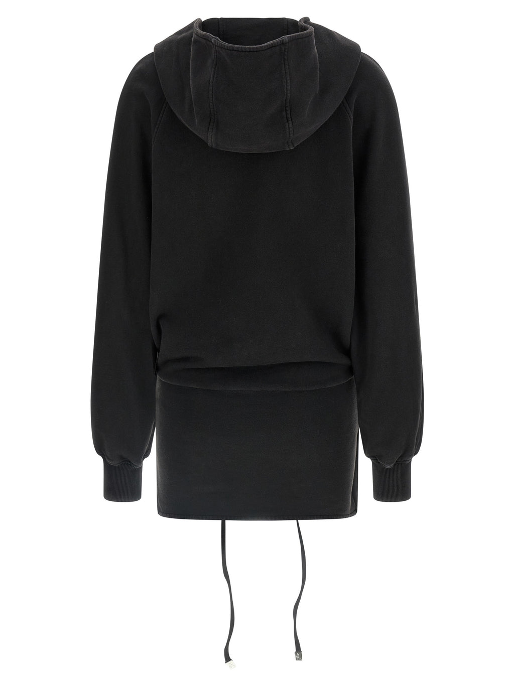 Black Cotton Short Dress