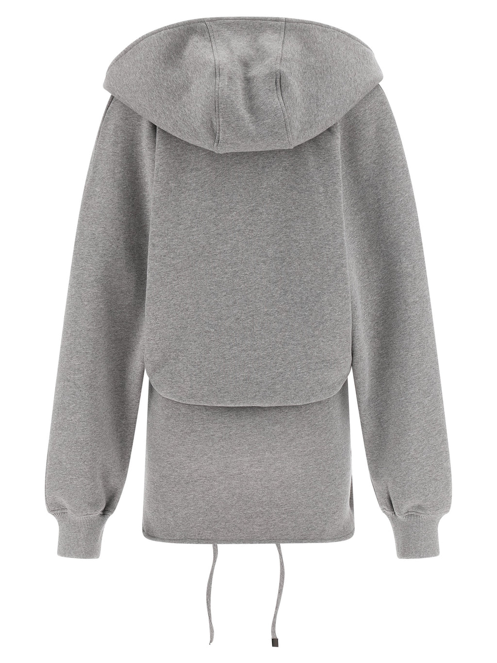 Gray Cotton Short Dress