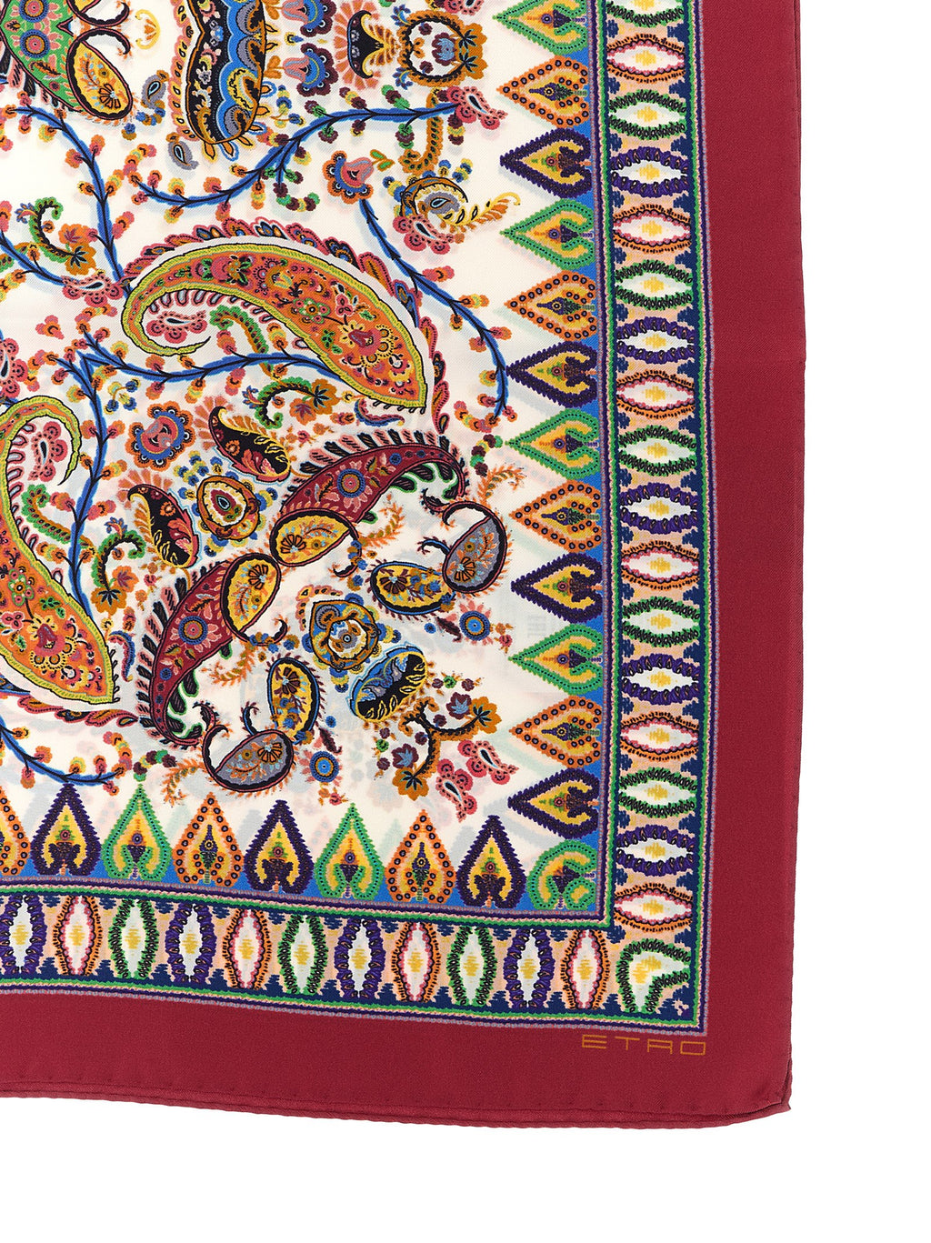 Multicolor Silk Foulard