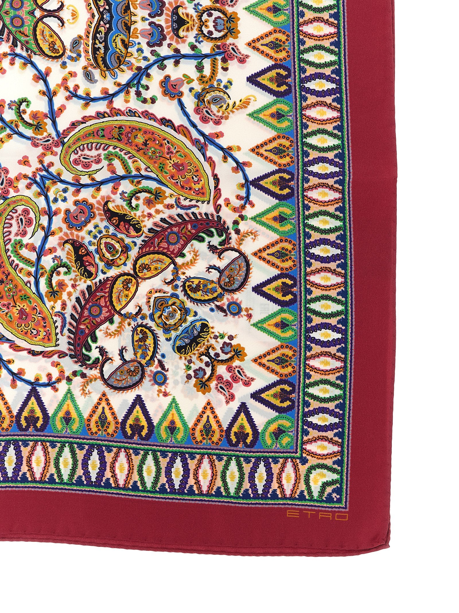 Multicolor Silk Foulard
