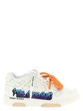 White Calfskin Athletic Sneakers