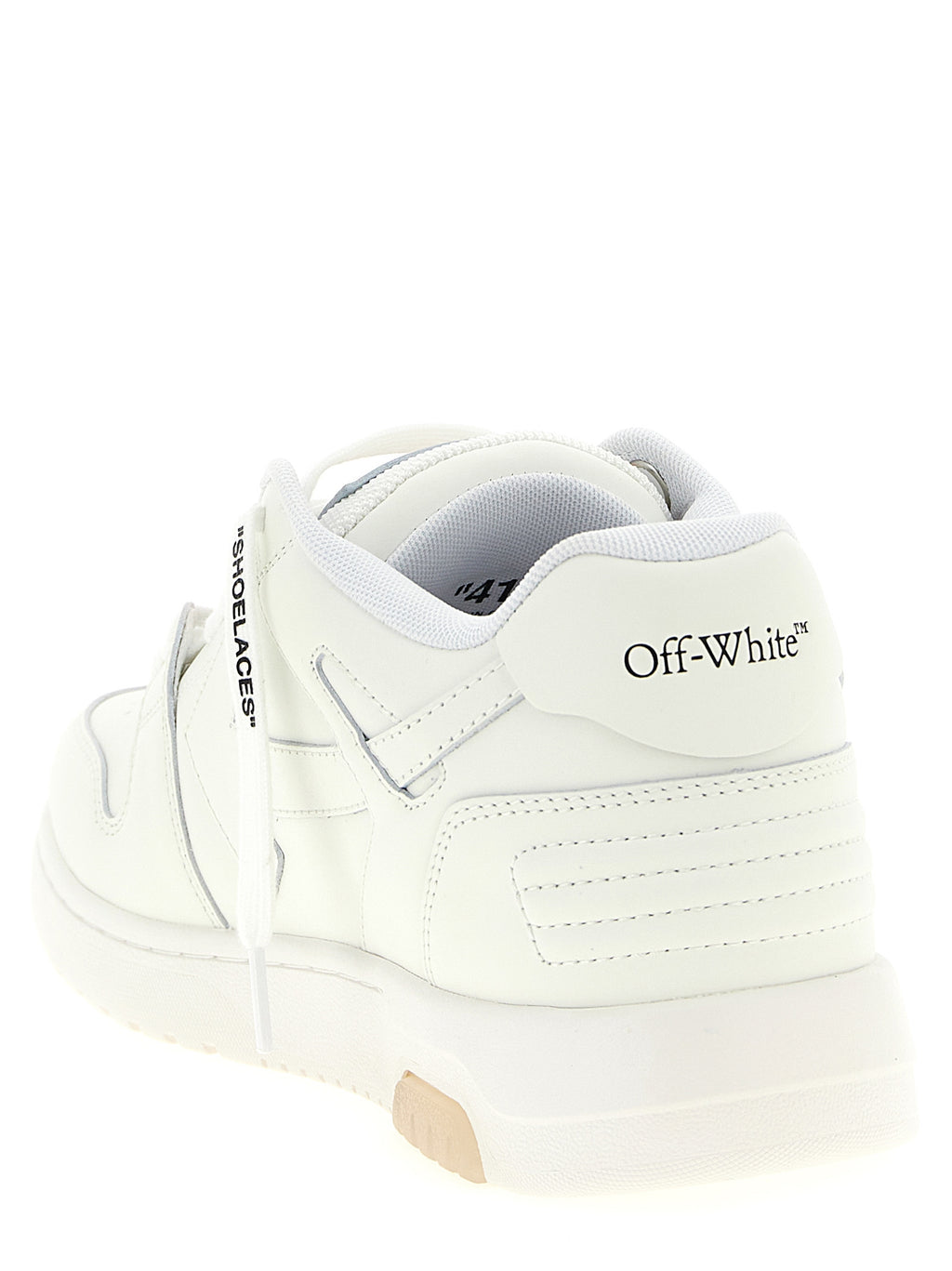 White Calfskin Athletic Sneakers