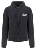 Black Cotton Sweatshirt