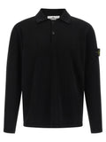 Black Cotton Polo Shirt