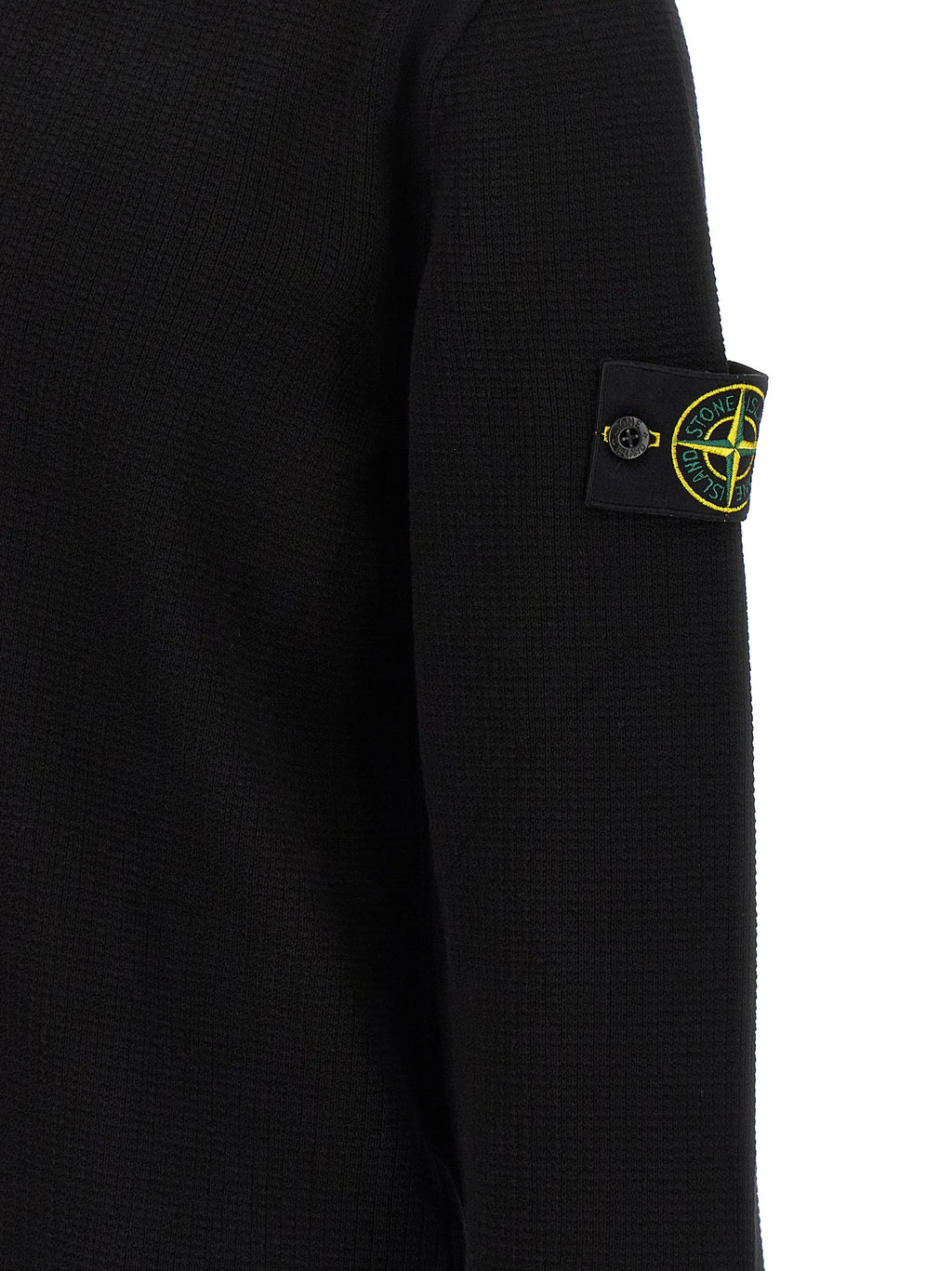 Black Cotton Polo Shirt