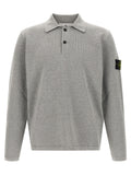 Gray Cotton Polo Shirt