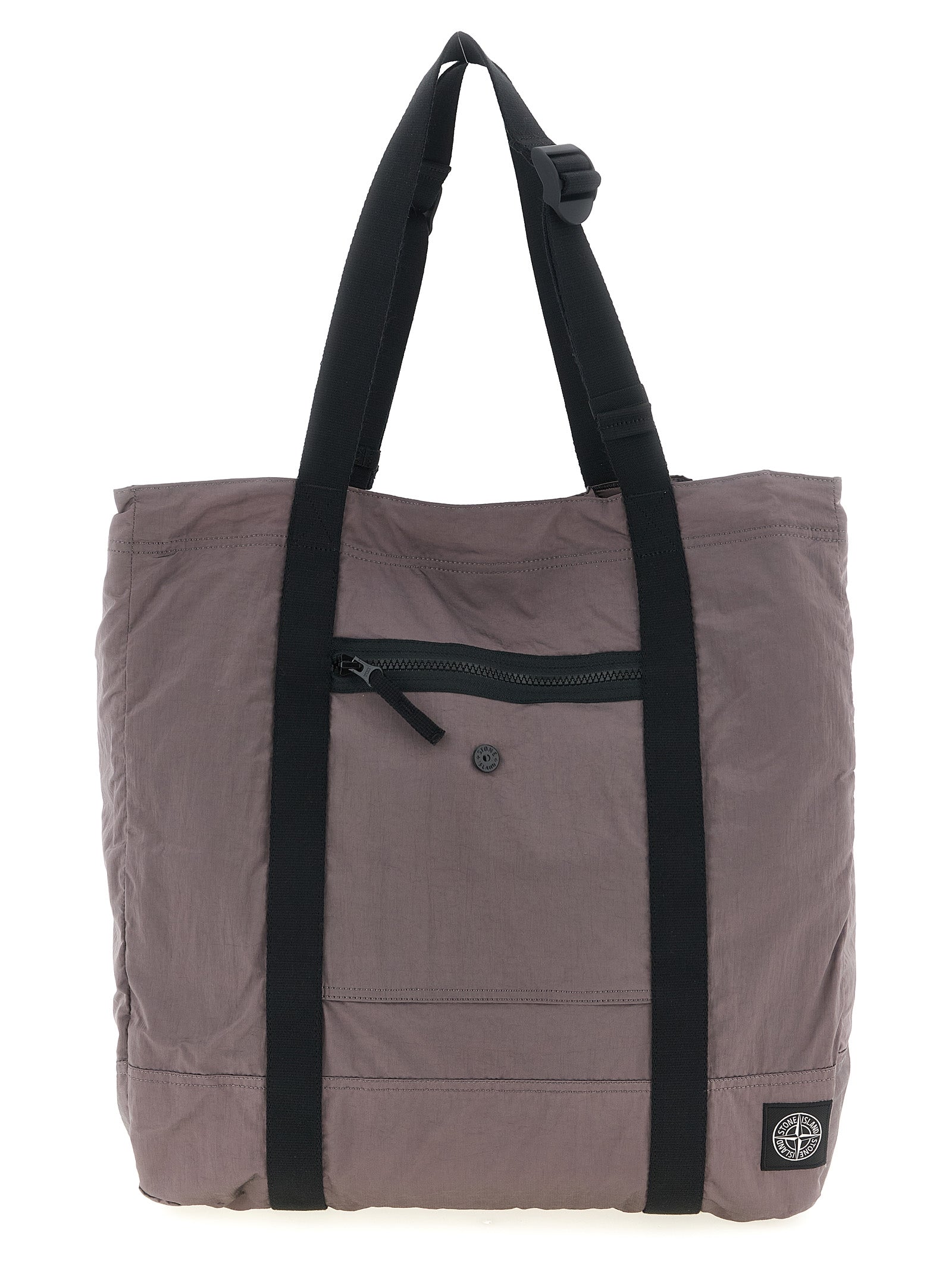 Purple Polyamide Tote Bag