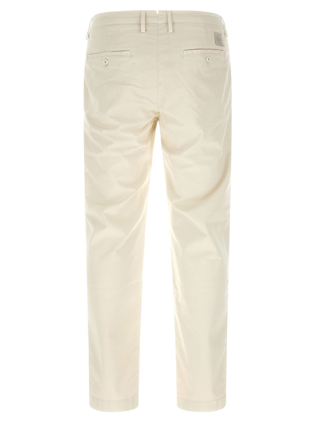 White Cotton Chino Pants