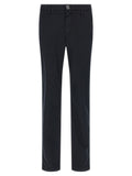 Blue Cotton Chino Pants