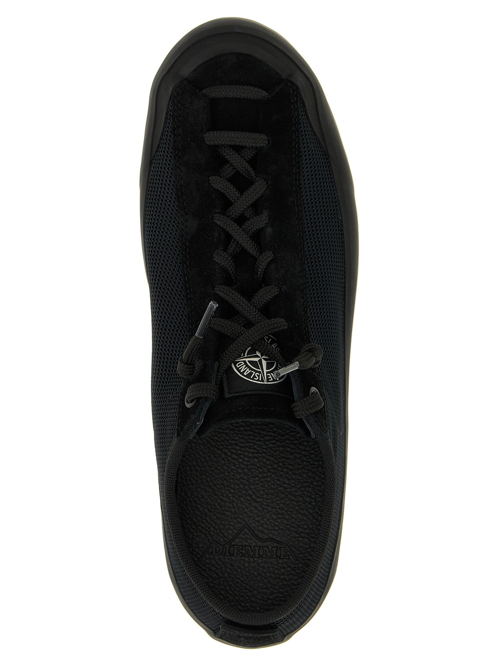 Black Calfskin Athletic Sneakers