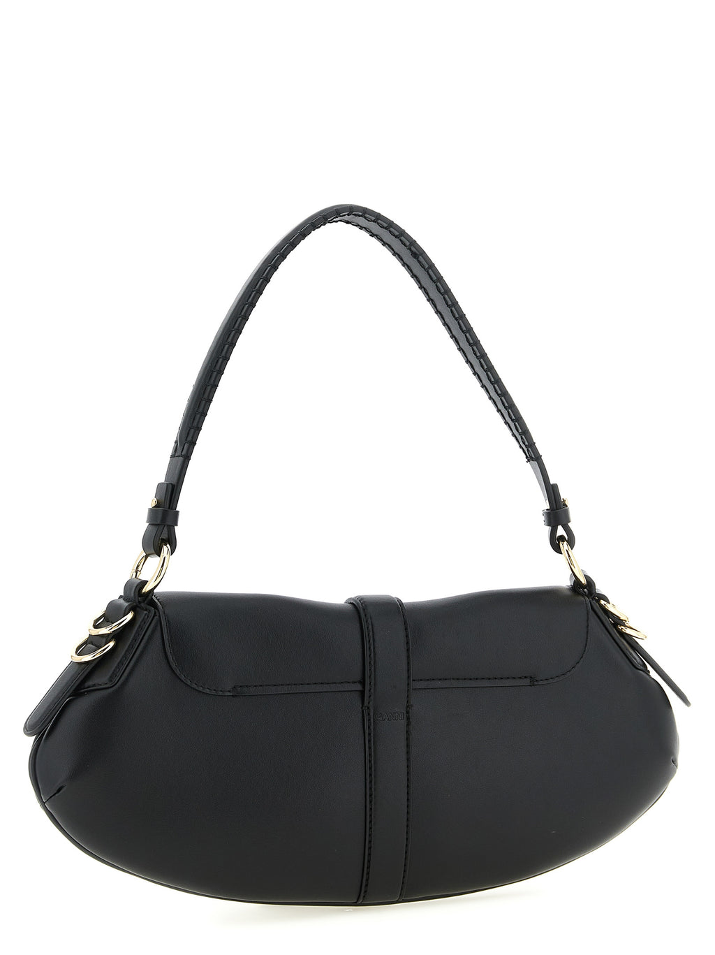 Black Leather Shoulder Bag
