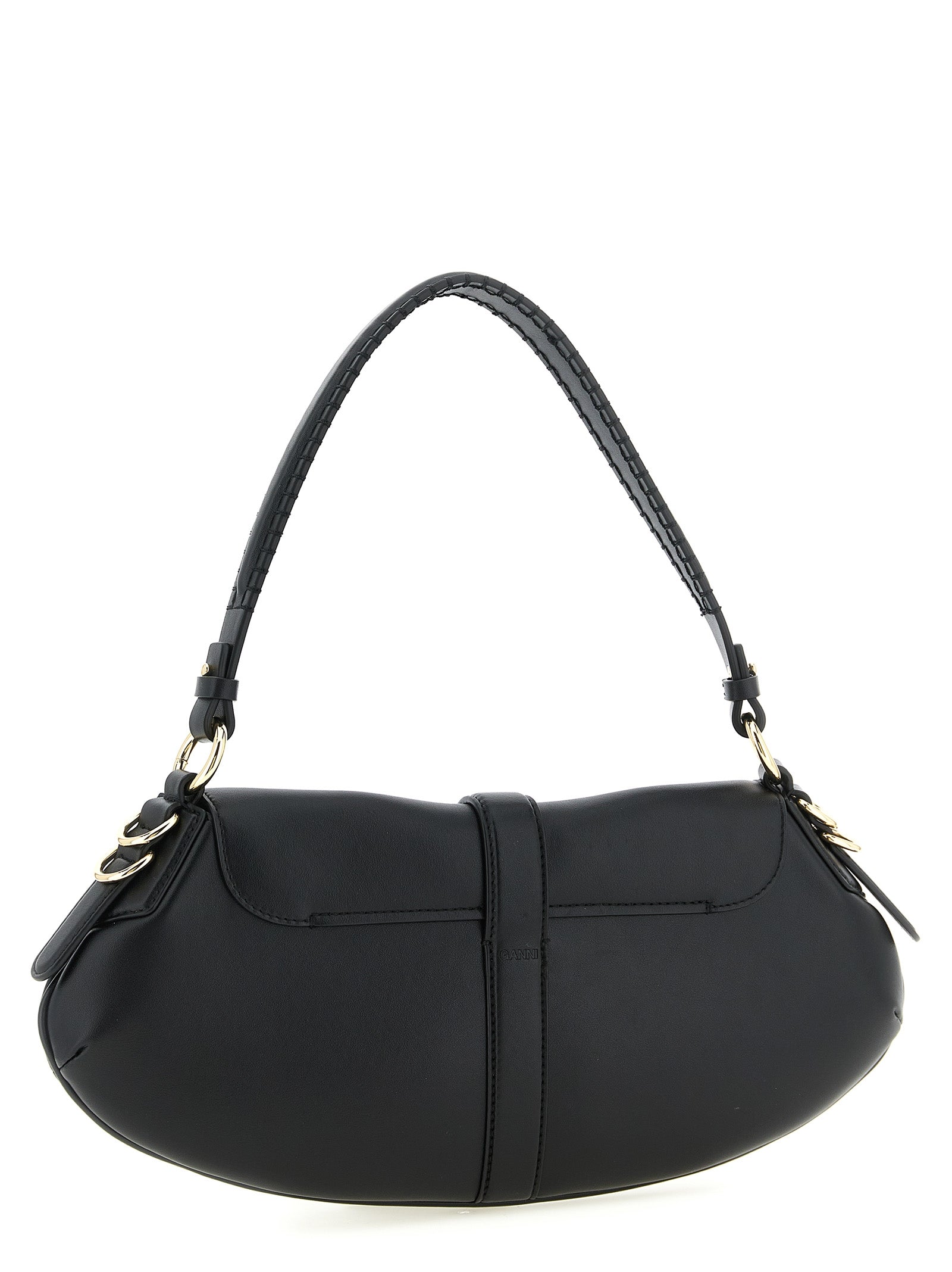 Black Leather Shoulder Bag