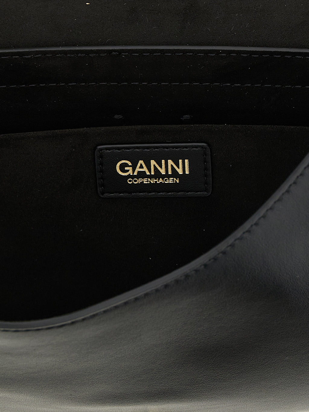 Black Leather Shoulder Bag