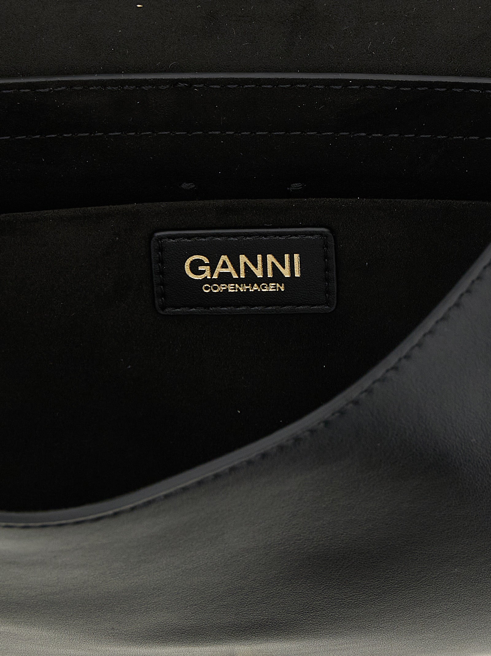 Black Leather Shoulder Bag