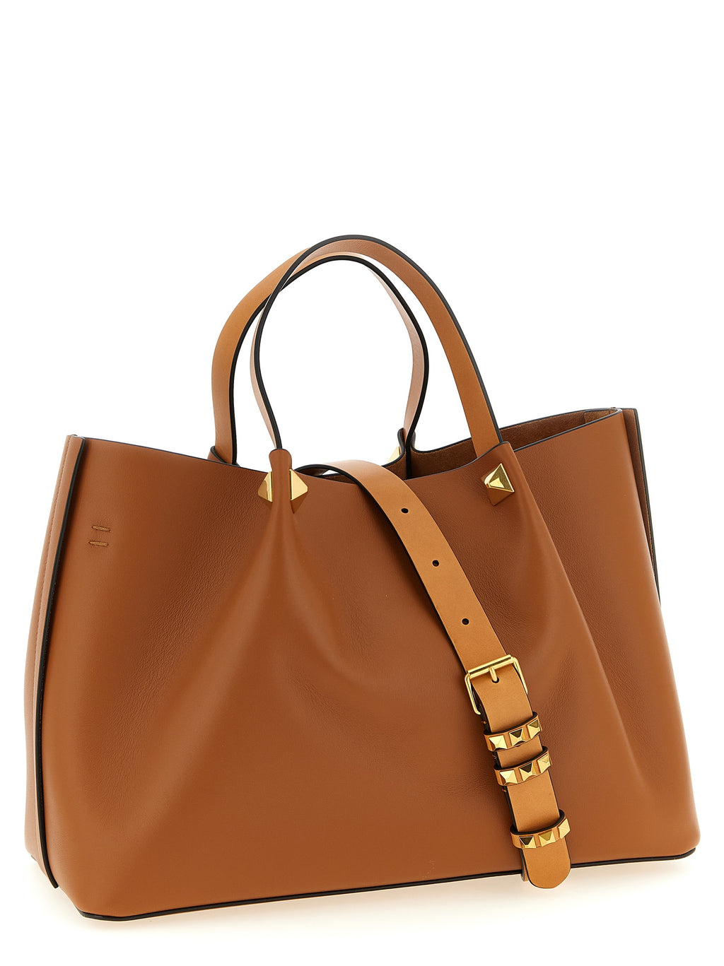 Brown Calfskin Tote Bag