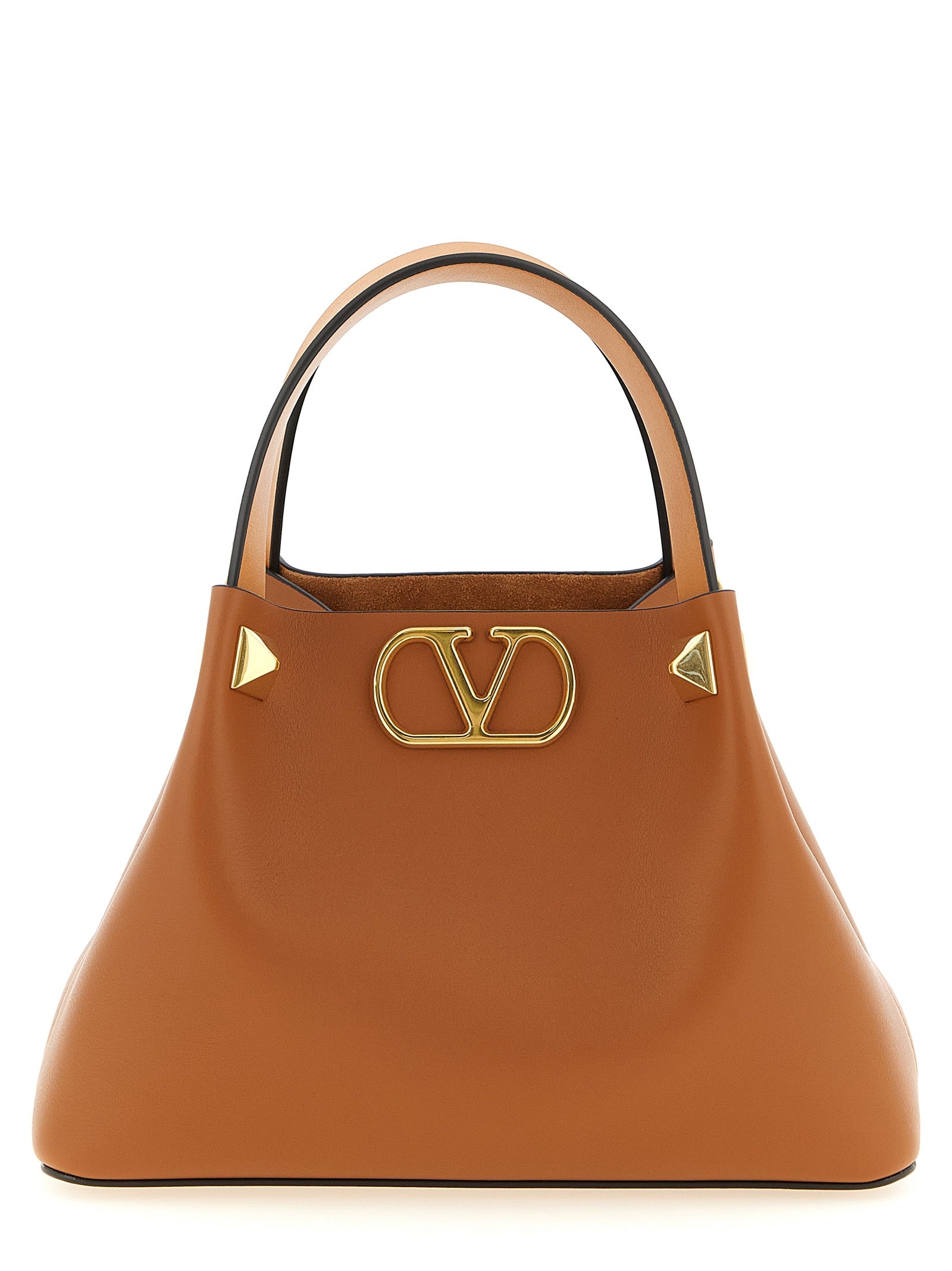 Brown Calfskin Tote Bag