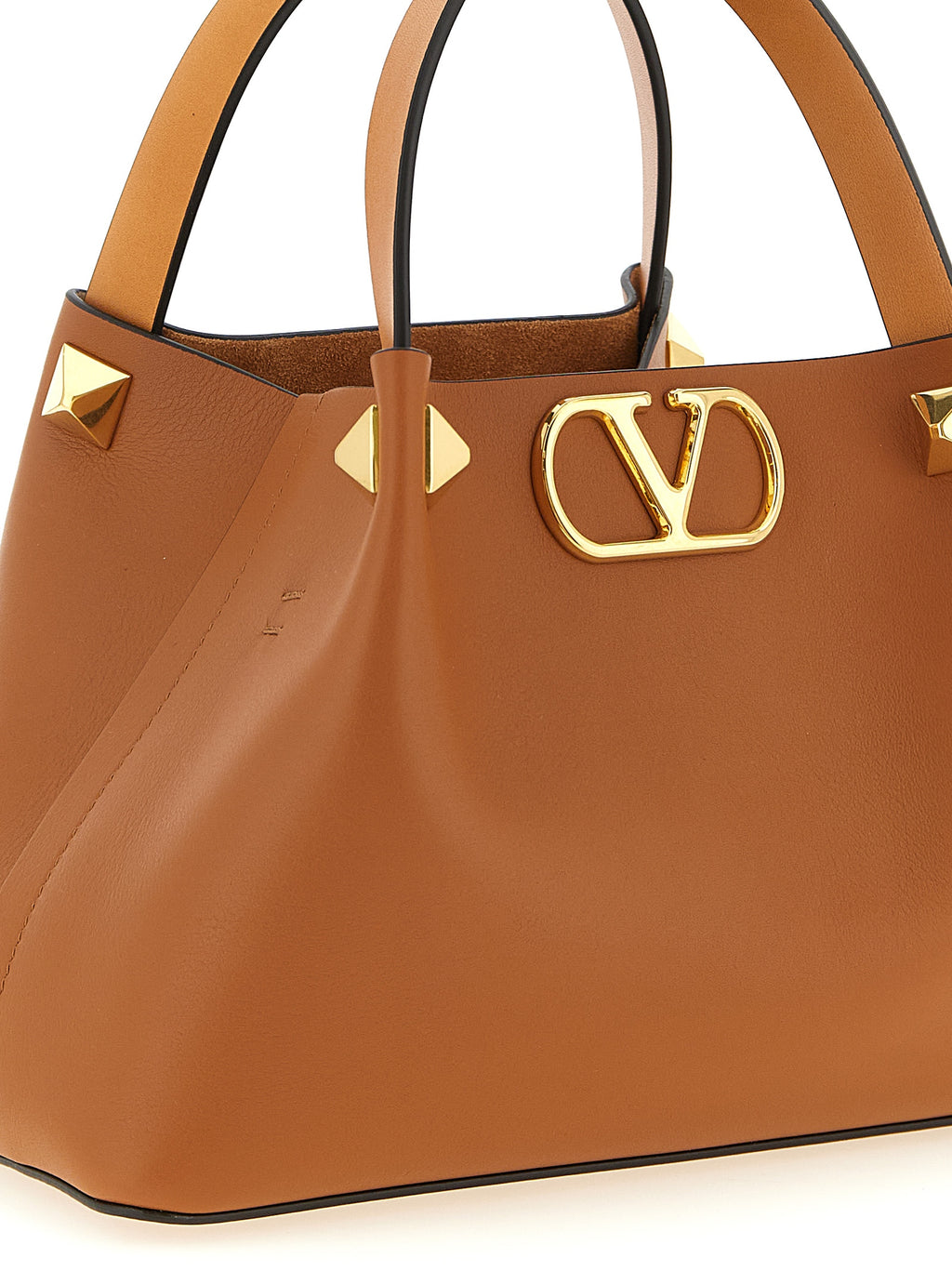 Brown Calfskin Tote Bag