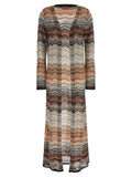 Multicolor Viscose Cardigan