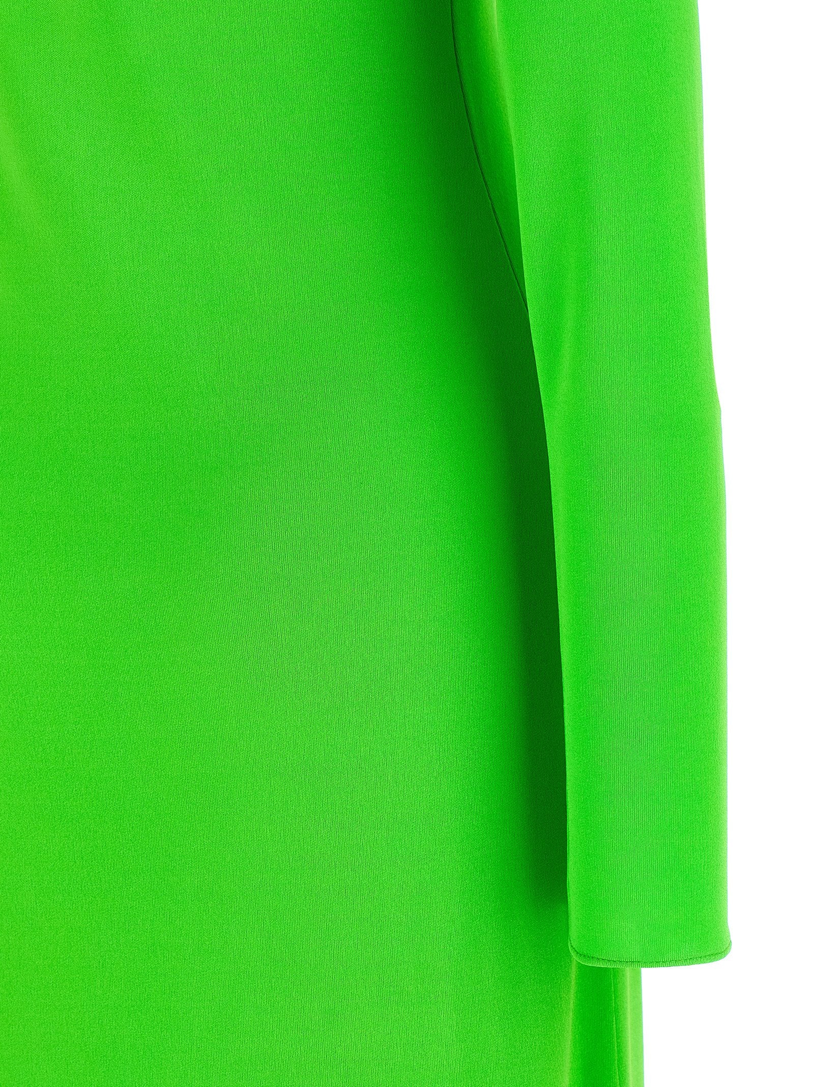 Bicolor Viscose Long Dress
