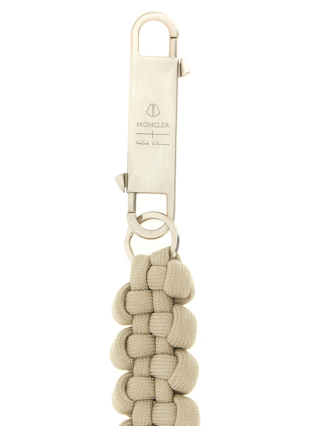 Gray Polyester Keychain