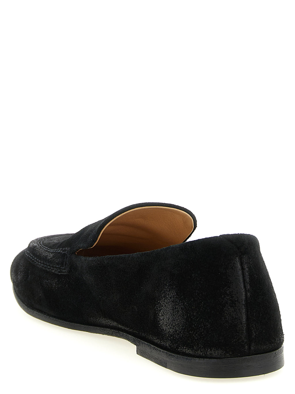 Black Calfskin Slip-On Loafers