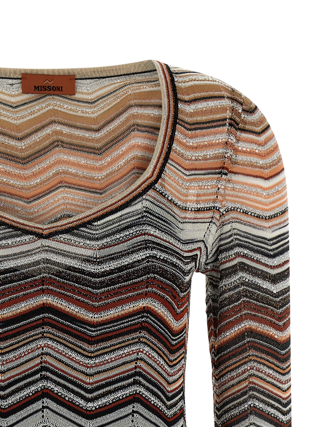 Brown Viscose Short Dress