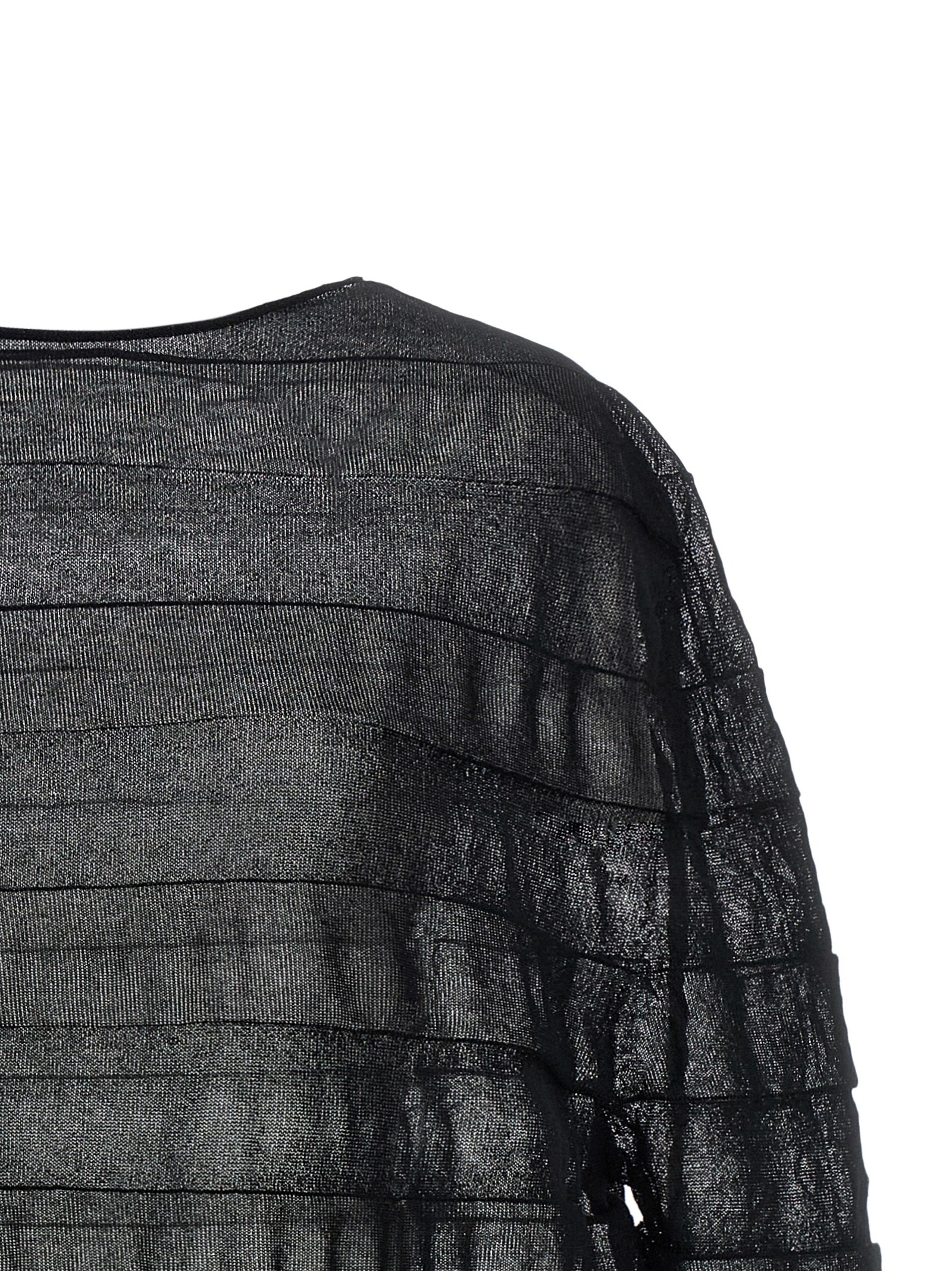 Black Polyester Sweatshirt