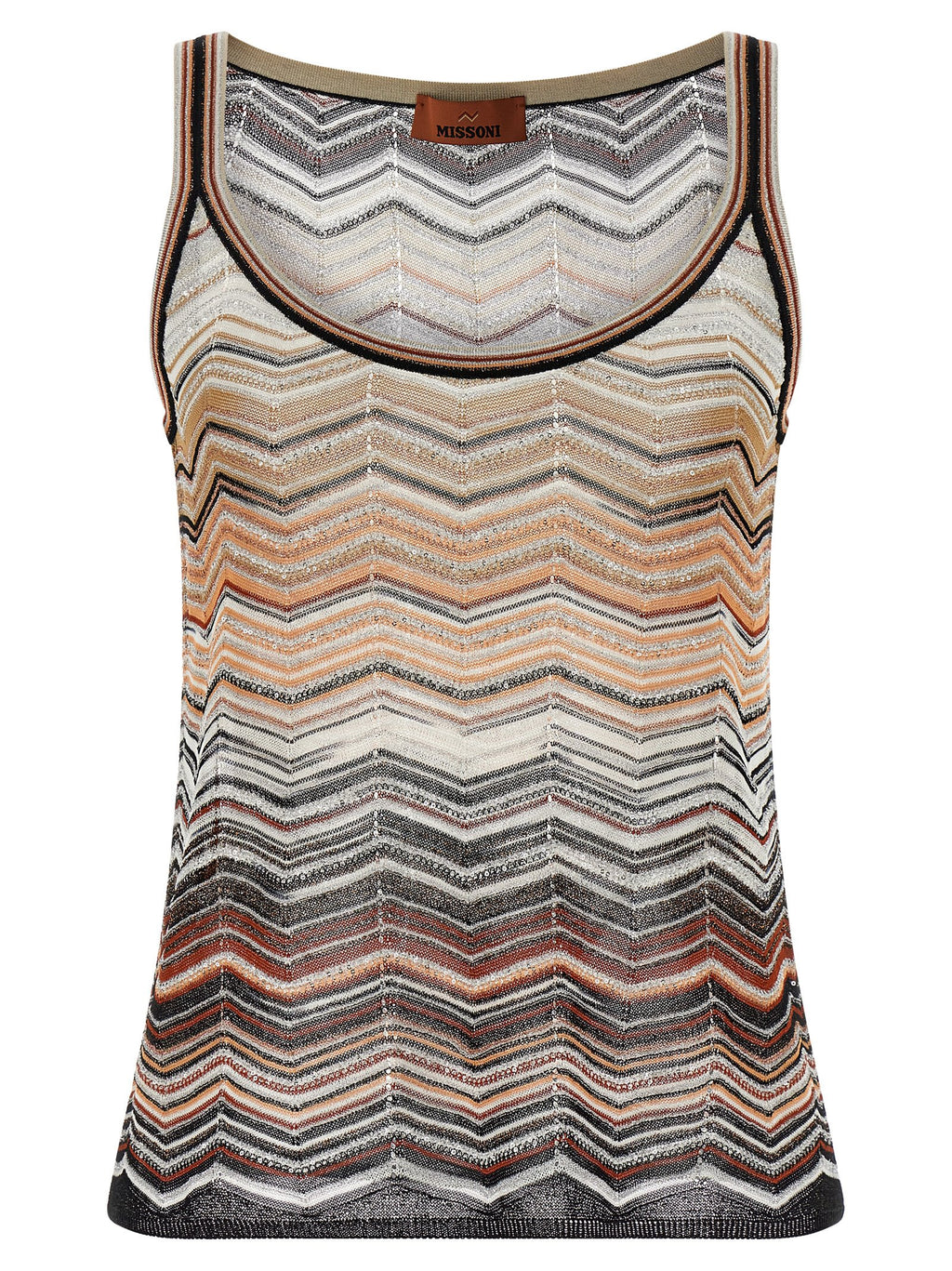 Multicolor Viscose Tank Tops
