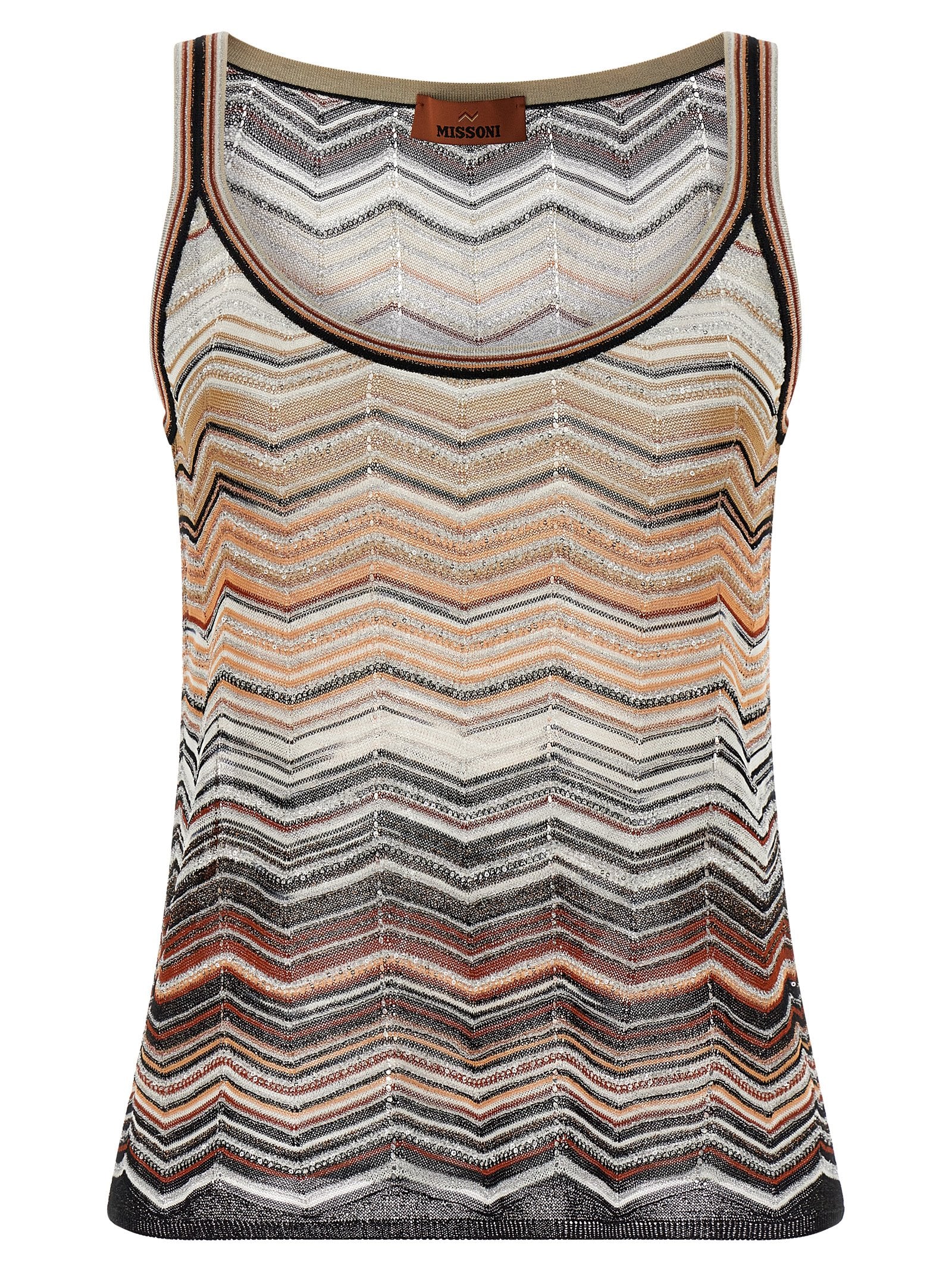 Multicolor Viscose Tank Tops