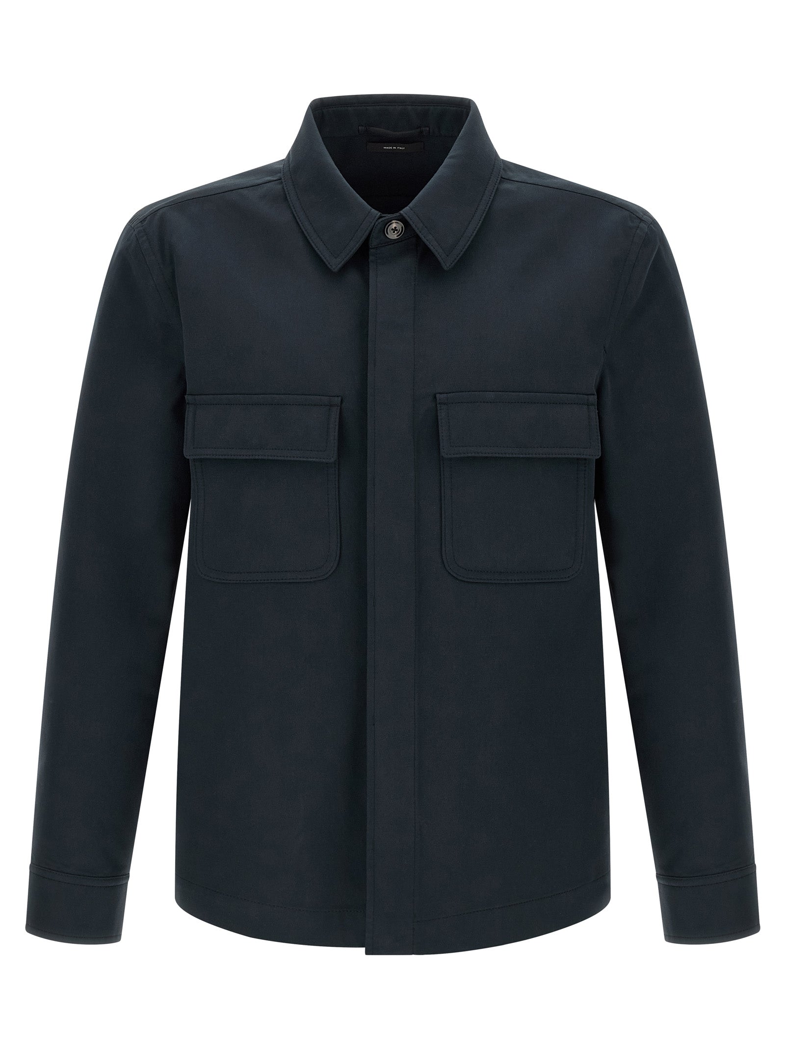 Blue Cotton Blouse