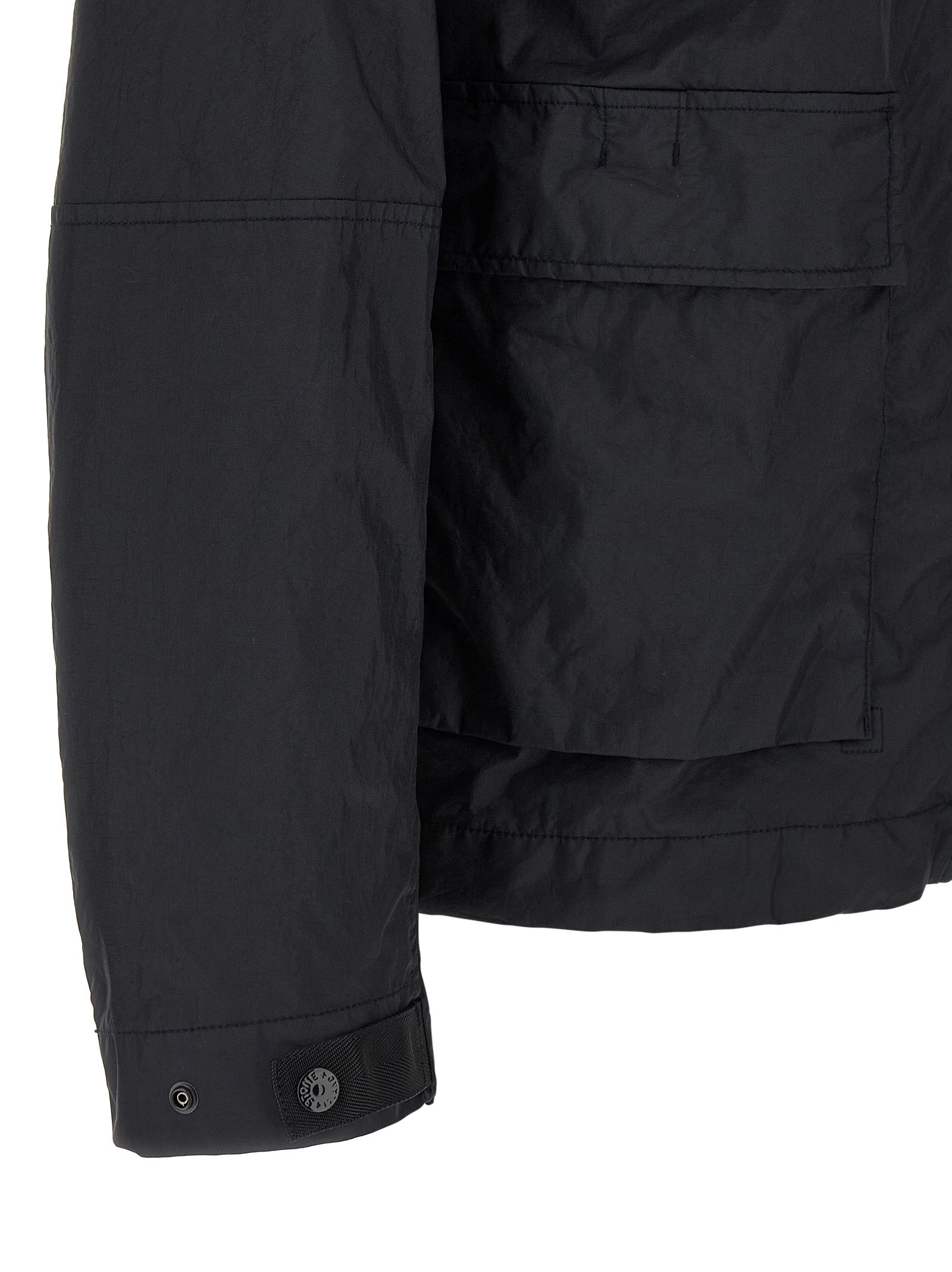 Blue Polyamide Shell Jacket