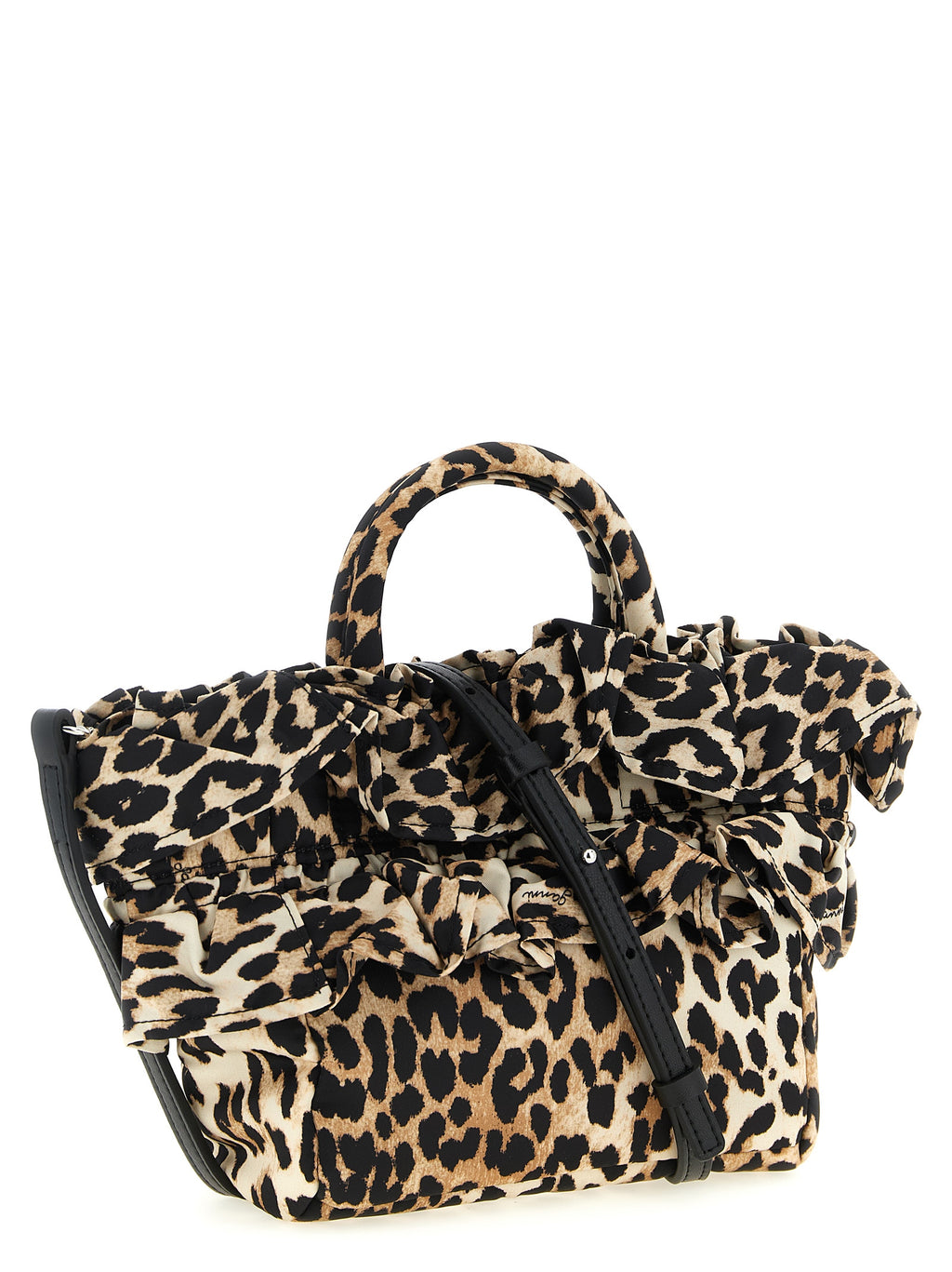 Brown Polyamide Handbag