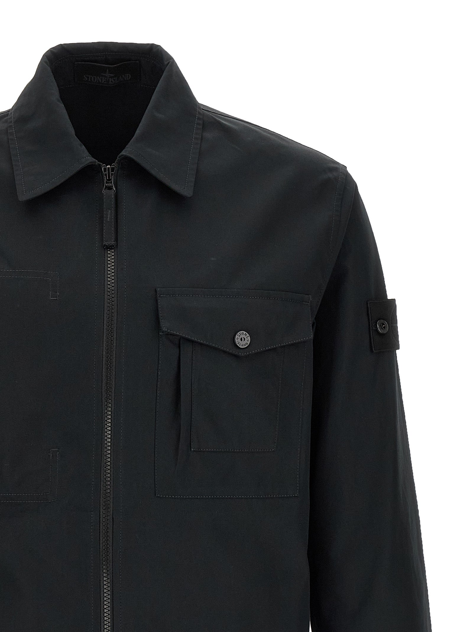 Black Cotton Blouse