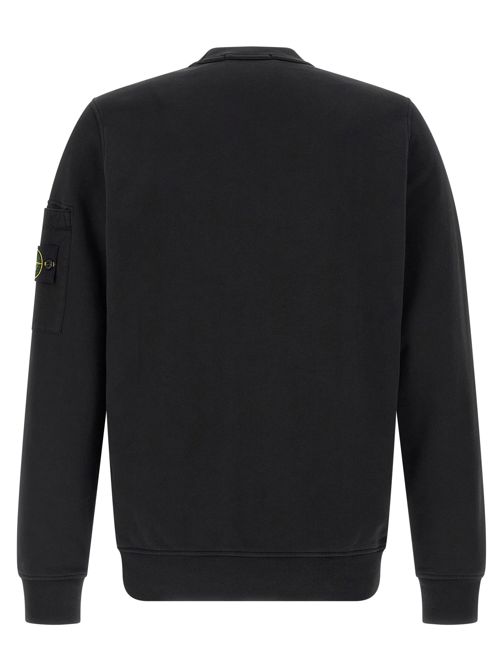 Black Cotton Sweatshirt