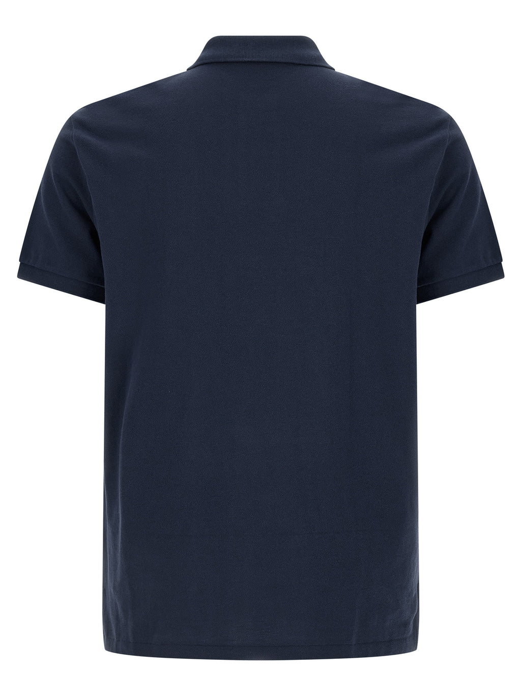 Blue Cotton Polo Shirt
