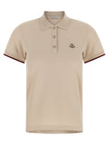 Beige Cotton Polo Shirt