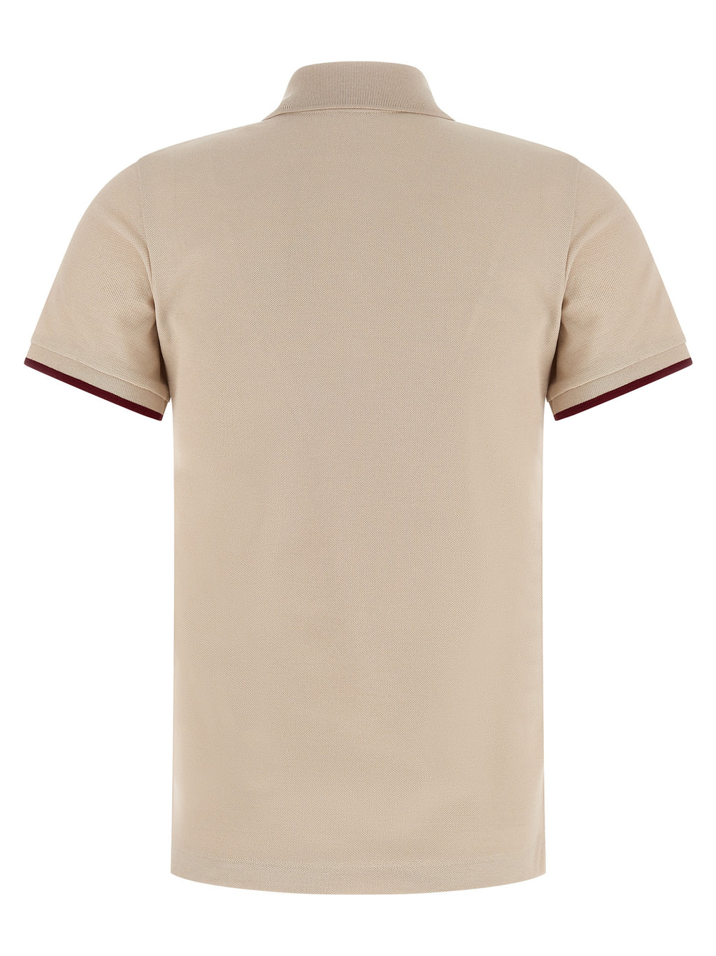 Beige Cotton Polo Shirt