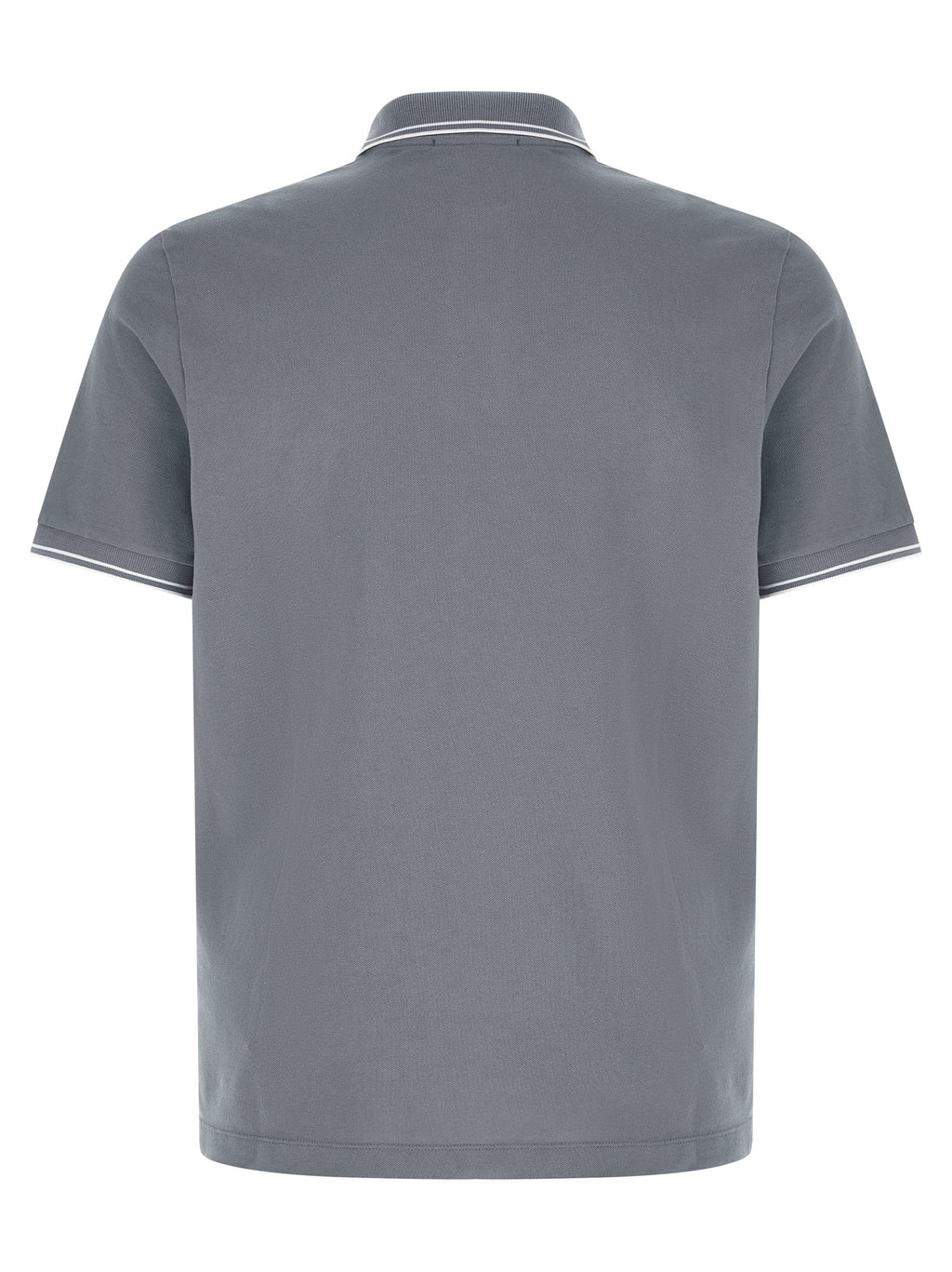 Blue Cotton Polo Shirt