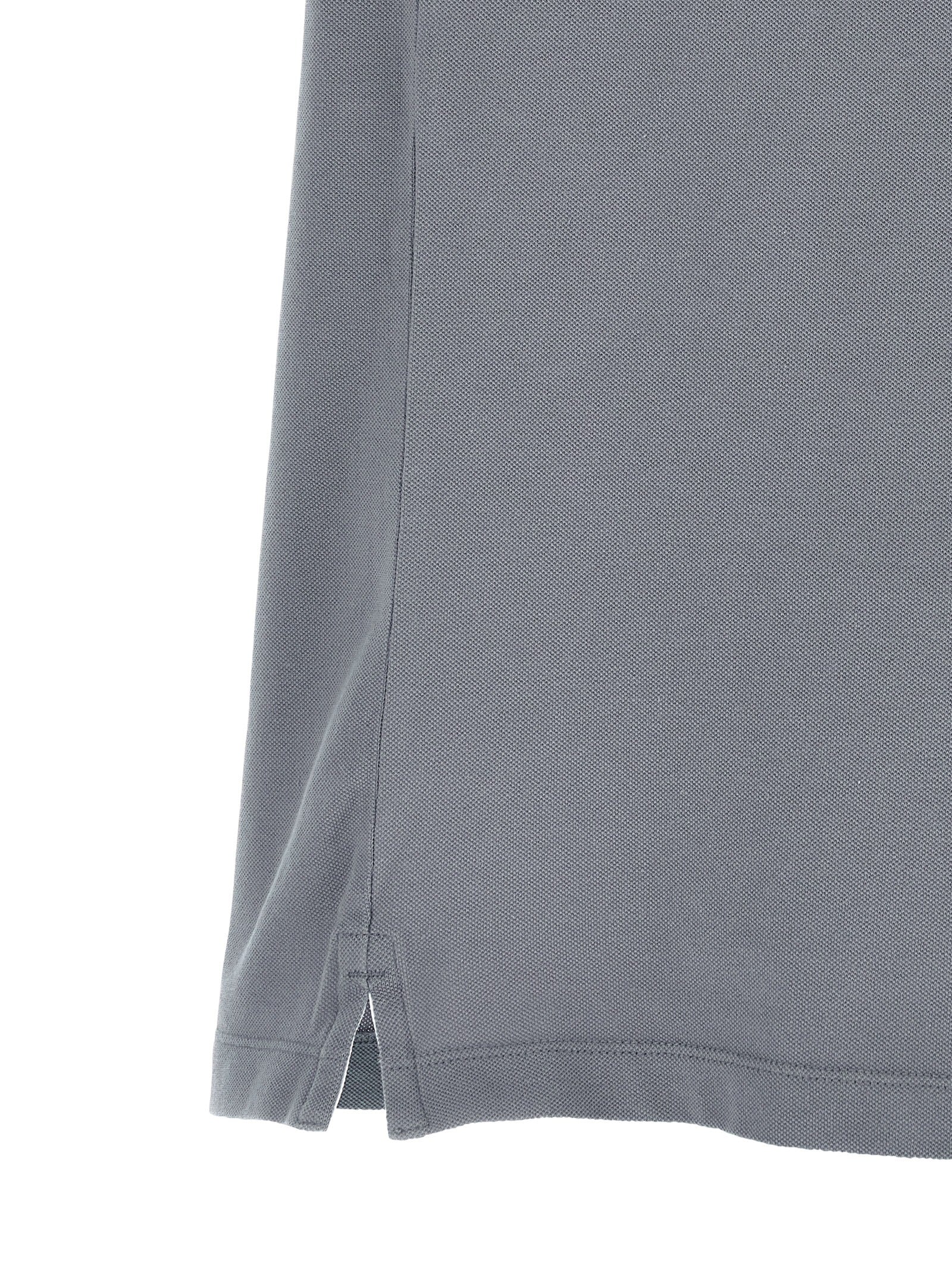 Blue Cotton Polo Shirt