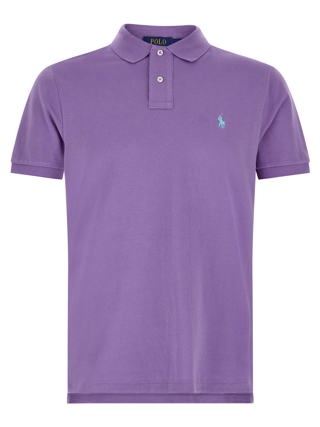 Purple Cotton Polo Shirt