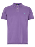 Purple Cotton Polo Shirt