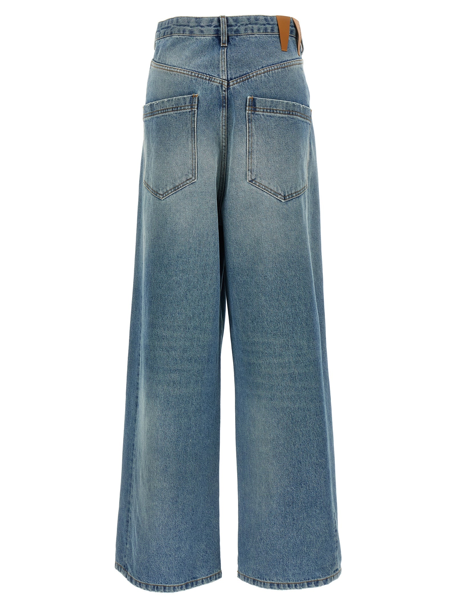 Blue Cotton Jeans Denim