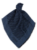 Blue Cotton Scarf