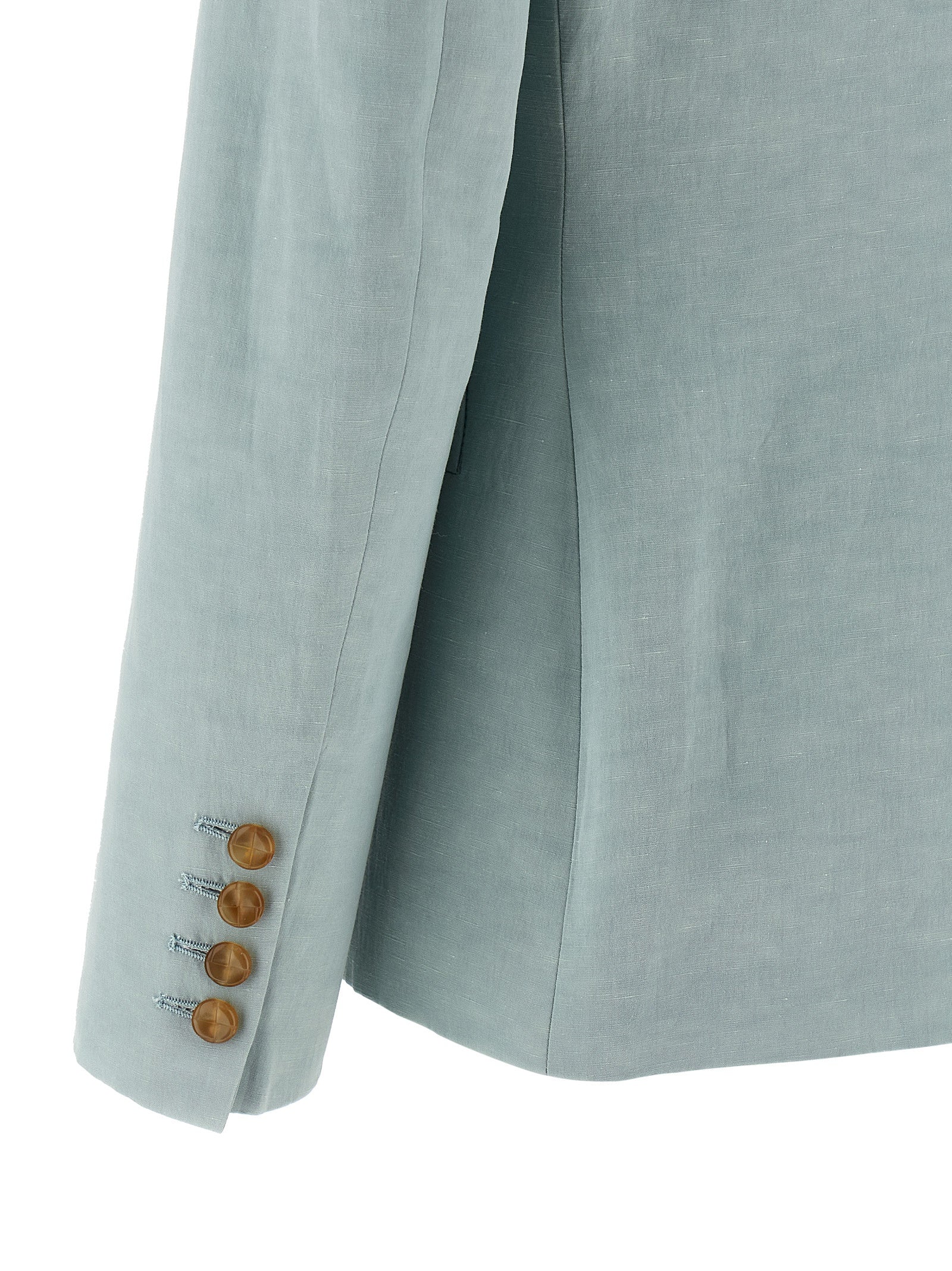 Blue Silk Blazer