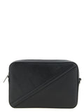 Black Viscose Shoulder Bag