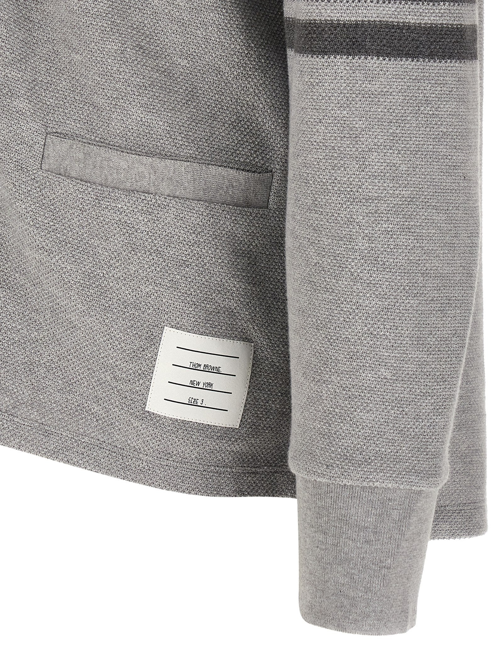 Gray Cotton Cardigan