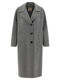 Gray Virgin Wool Coat