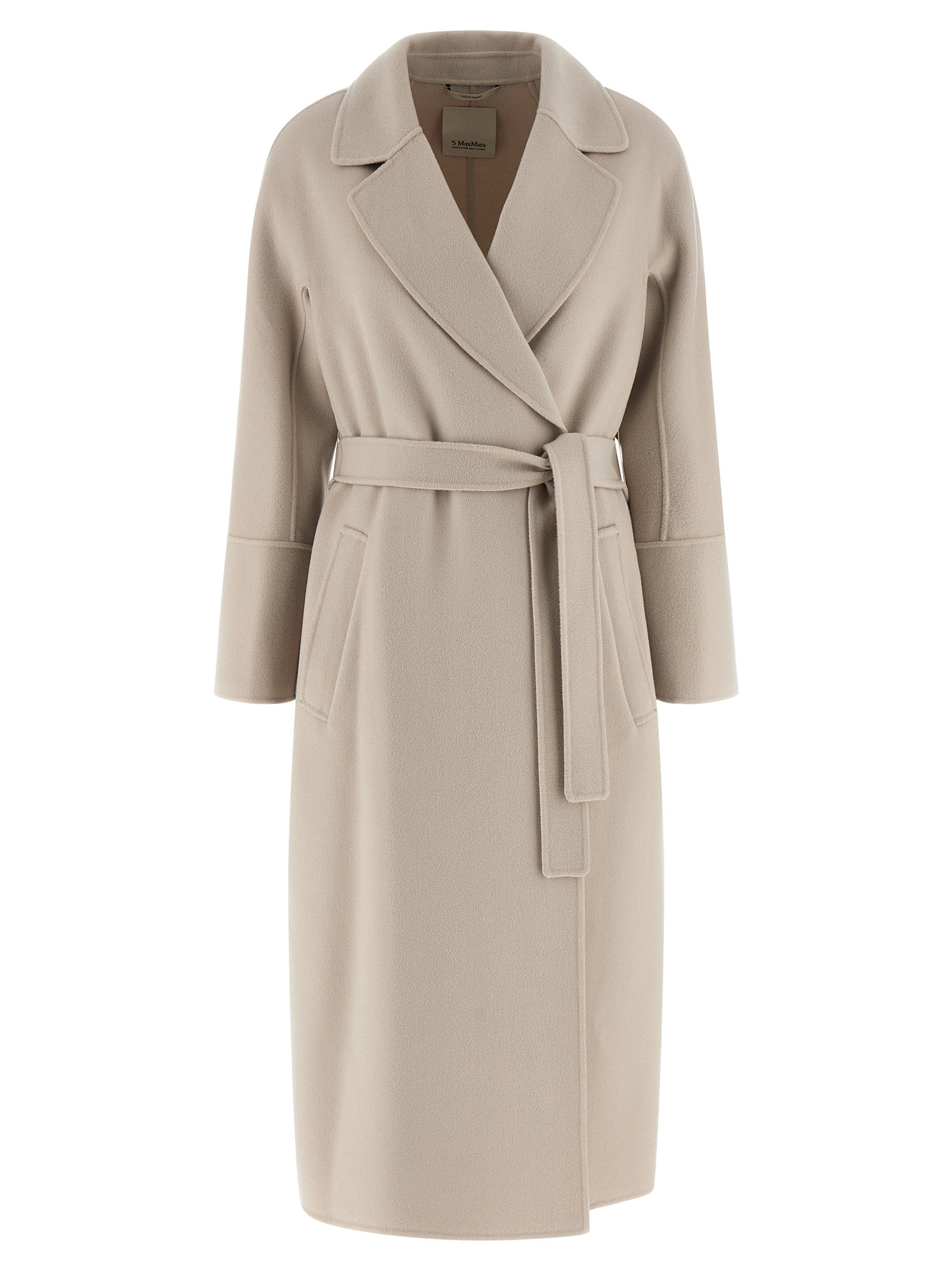 Beige Virgin Wool Coat