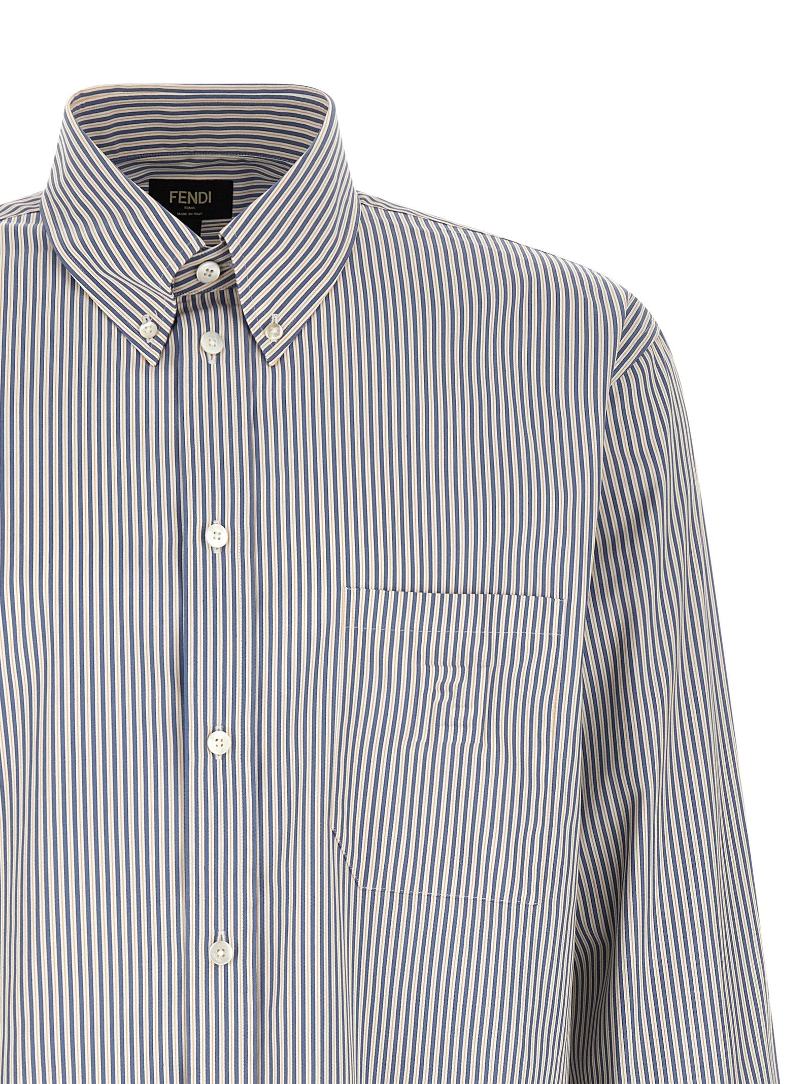 Blue Cotton Blouse