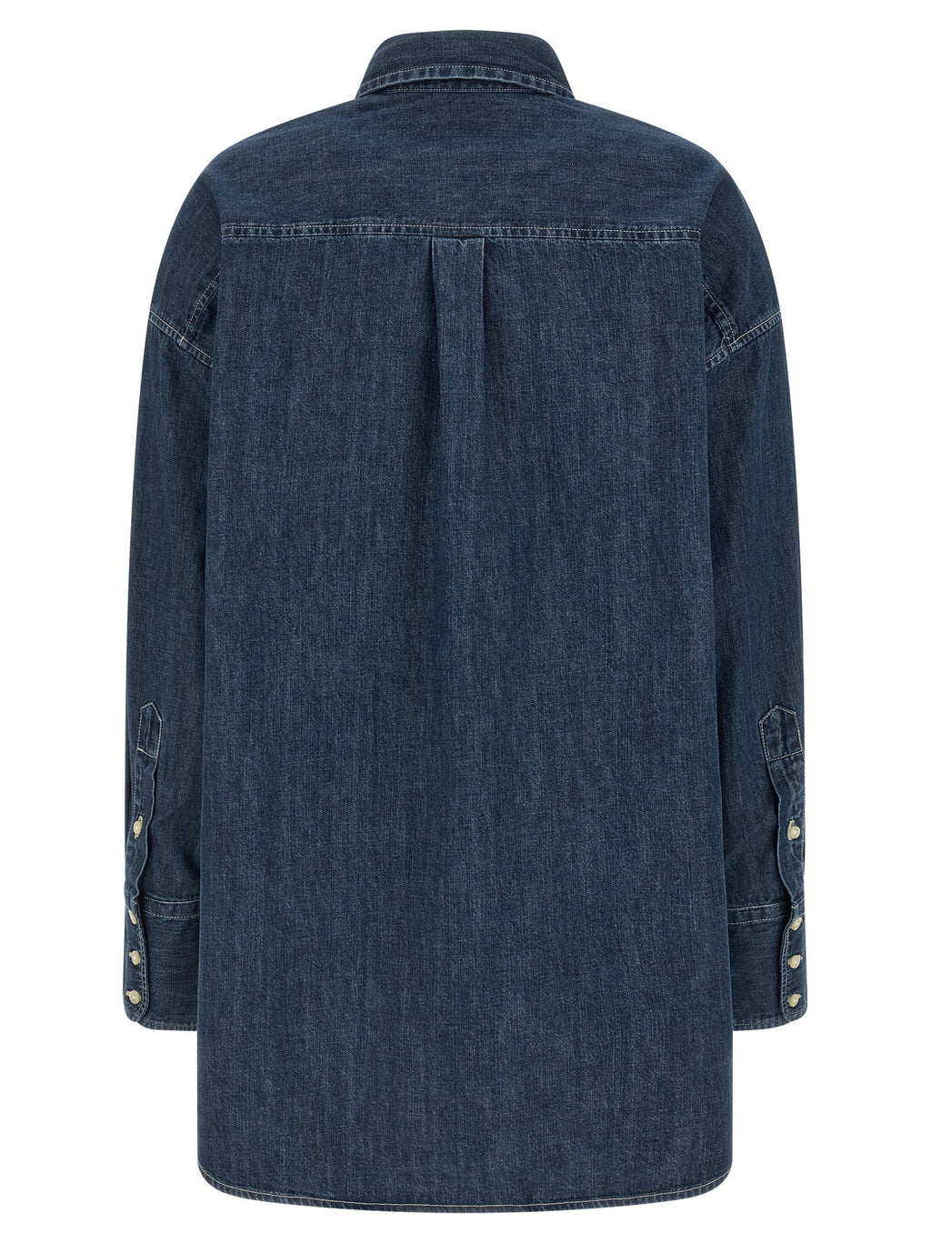 Blue Cotton Blouse